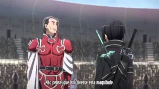 Kirito vs Heathcliff legendado  LK [upl. by Norved]