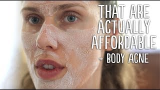 BEST ACNE PRODUCTS UNDER 30  10 Best Skincare Treatments That Actually Work [upl. by Llehcam203]