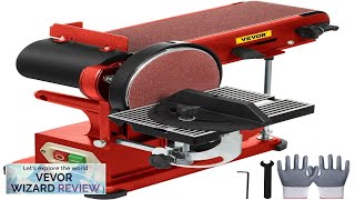 VEVOR Belt Disc Sander 4x36inch and 6inch Disc Benchtop Disc Sander 375WDisc Review [upl. by Rhoda]