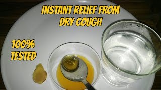 Dry cough  Sore throat  Instant relief home remedies  Cold and cough  Cookingmypassion [upl. by Andrade]