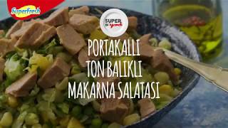 Portakallı Ton Balıklı Makarna Salatası [upl. by Pudendas879]