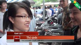 Ngày thi thứ nhất khối DĐại học Ngoại Thương 2011 [upl. by Lsil]