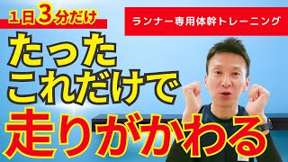 【体幹トレーニング】ランナー専用体幹トレーニング 基礎編 [upl. by Ki948]