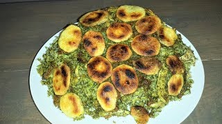 Baghali Polo Ba Morgh باقالی پلو با مرغ Persian Rice With Chicken Fava Beans amp Dill [upl. by Anirtal]