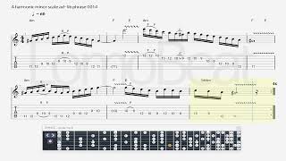 A harmonic minor scale adlib phrase 0014 [upl. by Sheri]