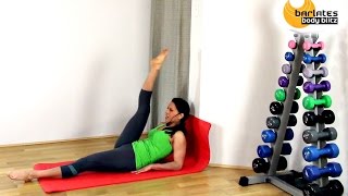 FREE Pilates Fusion Abdominals Core Workout  Abs At The Wall BARLATES BODY BLITZ [upl. by Corsiglia]