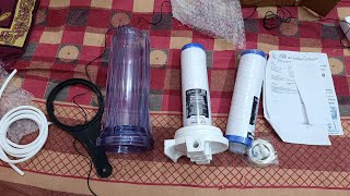 RO Pre Filter Housing Full Installation Process Best RO Pre Filter Full Review And Setup [upl. by Aronek]