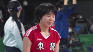 【きょうのダイジェスト☆準決勝／東九州龍谷（大分）vs大阪国際滝井（大阪）［女子］】春の高校バレー2021･第73回全日本バレーボール高等学校選手権大会 [upl. by Quin]