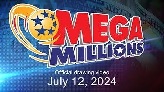 Mega Millions drawing for July 12 2024 [upl. by Ellennaj]