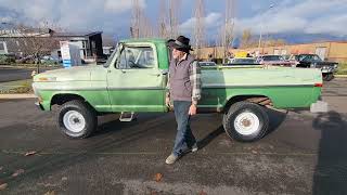 Classic Patina 1972 Ford F250 Custom Highboy [upl. by Anelrac34]