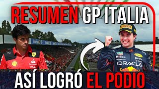 Por esto Checo Perez logra PODIO  Resume GP Italia Formula 1 [upl. by Morganne]