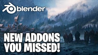 New Blender Addons You Probably Missed [upl. by Nylassej326]