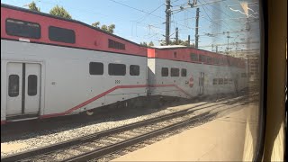 Racing Caltrains Side POV [upl. by Yelra]