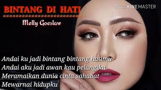 Bintang Di Hati  Melly Goeslaw LyricLirik [upl. by Flodur]