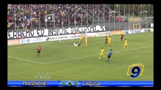 Frosinone  LAquila 30  Sintesi 1 Div GirB 33 Giornata 27042014 [upl. by Nitsraek]