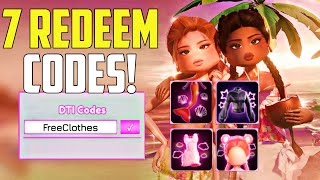 NEW ALL WORKING DTI CODES FOR DRESS TO IMPRESS IN 2024 ROBLOX DRESS TO IMPRESS CODES [upl. by Anirba]