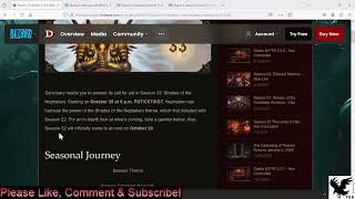 Diablo 3 RoS Season 33 Haedrigs Gift plus Theme [upl. by Ettennad]