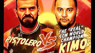 “Pistolero” Julio Pedroza vs Kimo for the REAL SCW Championship [upl. by Gierk564]