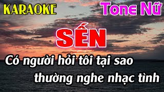 Sến Karaoke Tone Nữ  Ebm  Karaoke Dễ Hát  Beat Mới [upl. by Ertnod]