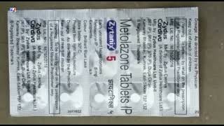 Zytanix 5 Tablet  Metolazone 5mg Tablets Ip uses  Zytanix 5mg Tablet uses side effects benefits [upl. by Ria]