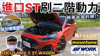 車友改什麼61│FOCUS MK45 正ST車友追求quot動力quot刷二階輪上3XX匹馬力增加撞風面積小眉角分享│【脖子解說】 [upl. by Cirad]