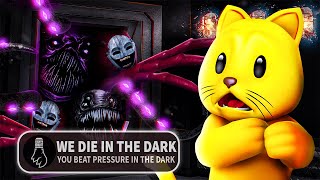 I BEAT ROBLOX PRESSURE NOLIGHT CHALLENGE We Die In The Dark [upl. by Ellimak803]