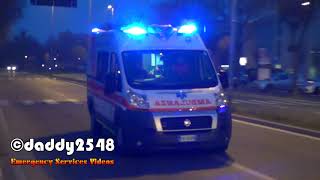 Ambulanza Croce Azzurra Riccione in Emergenza  Italian Ambulance Responding [upl. by Airual]