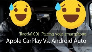 How to pair iPhone or Android to my new Jeep Wrangler JL Sahara Apple CarPlay Vs Android Auto [upl. by Oflodur]