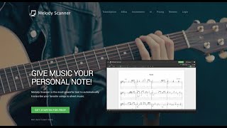 Melody Scanner  Trascrivere musica in spartiti musicali [upl. by Hanala500]
