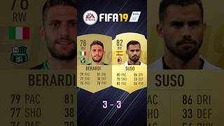 What a battle🥶🥶 Berardi vs Suso FIFA Evolution fifa ratingyourteams fc24 [upl. by Anitsyrhc]