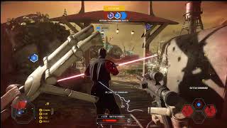 playing some star wars battlefront FELUCIA custom match gameplay [upl. by Eidissac]