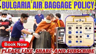 Bulgaria Air Baggage Policy  Everything you need to know about carryon luggage rules [upl. by Natalie]