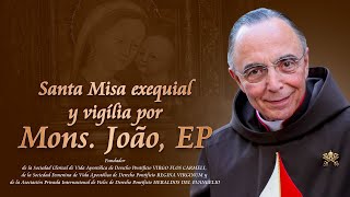 Santa Misa e inicio de la Vigilia Exequial de Mons João Clá EP [upl. by Silirama192]