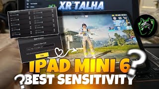 ipad mini 6 best Sensitivity  Best Control  34 update pubg mobile Bgmi Test 2024 [upl. by Kammerer160]