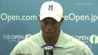 Tiger Woods amp Others React to British Open Round 2 [upl. by Salohcin]