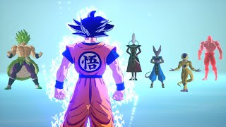 Ultra Instinct Goku unique interactions are badass [upl. by Nazario]