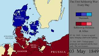 The First Schleswig War Every Day [upl. by Laresa]