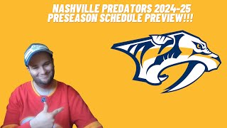 NASHVILLE PREDATORS 202425 Preseason Schedule Preview SWEDISH [upl. by Hannaj885]