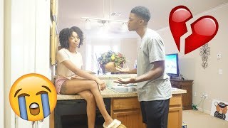 BREAKUP PRANK ON BOYFRIEND HE CRIES [upl. by Aivlis361]