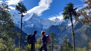 Manaslu Circuit Trek A Journey Through Himalayan Beauty [upl. by Ellersick]