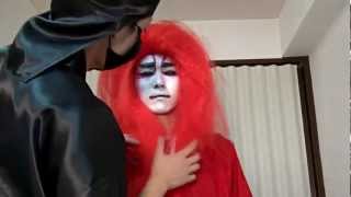 How to Apply Kabuki MakeUp plus Kabuki Dance [upl. by Berny621]