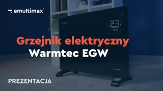 Grzejnik elektryczny Warmtec EGW z WiFi  idealny do pokoju i łazienki [upl. by Imac]