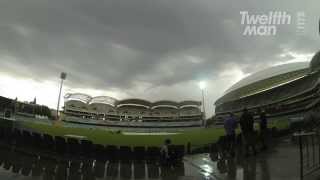 Adelaide Oval  A storm before England practice [upl. by Udella]