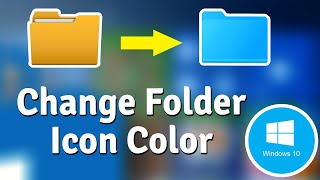 How to Change Folder Icon in Windows 10 [upl. by Avie]