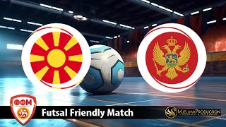 MACEDONIA  MONTENEGRO FUTSAL FRIENDLY MATCH [upl. by Hacissej450]