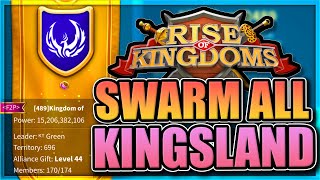 2489 Doesnt Rally just swarm everything vs 1818 in Rise of Kingdoms [upl. by Irrem]