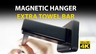 Magnetic Hanger Extra Towel Bar For Straight Towel Radiators  elegantradiatorscouk [upl. by Lemert200]