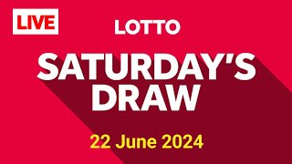 The National Lottery Lotto draw Result from Saturday 22 June 2024  Lottoresultslive [upl. by Anauqaj644]