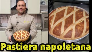 Pastiera napoletana fatta in casa Ricetta spettacolare spiegata da un pasticciere napoletano [upl. by Ramso]