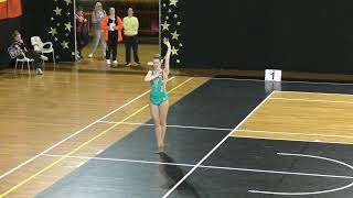 EC Twirling 2023 Solo 1 baton Naomi [upl. by Blackman792]